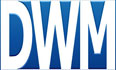 A blue and white logo for the down network.