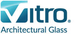 A logo of vitro architectural glass